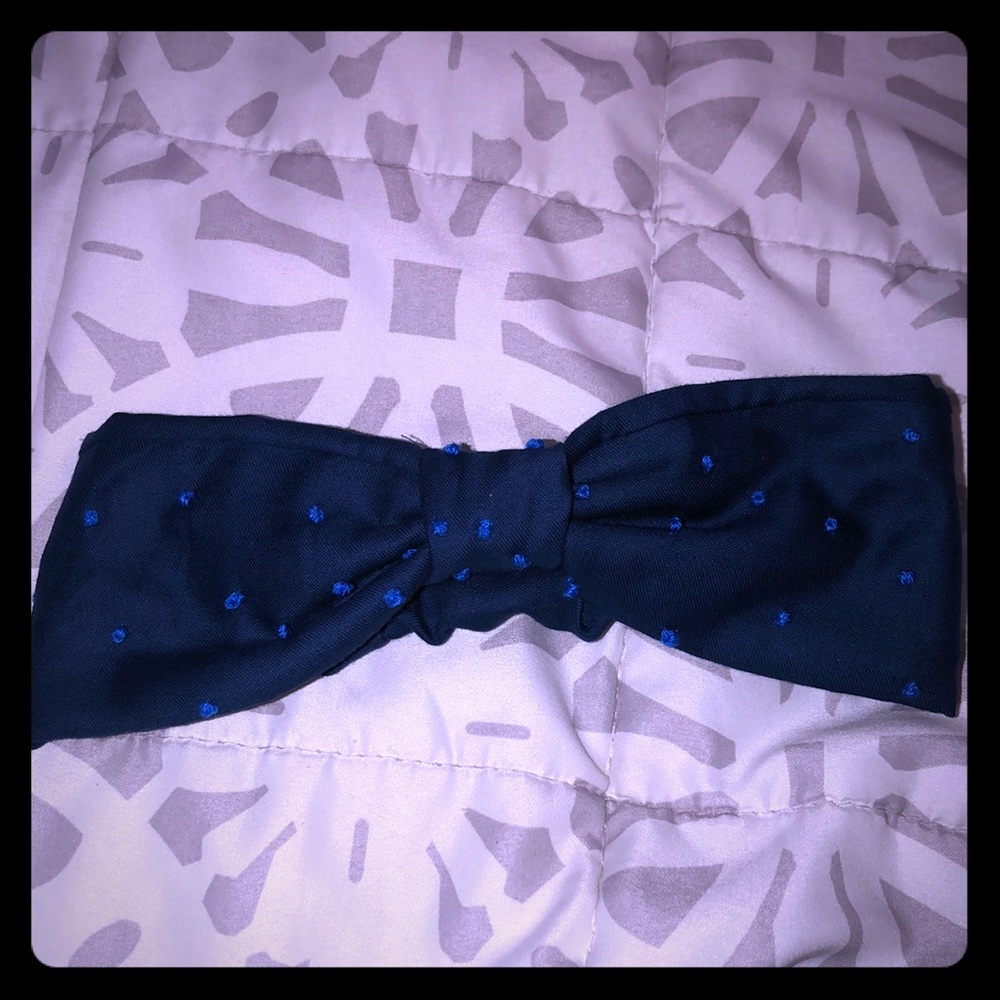 Handmade headband navy blue